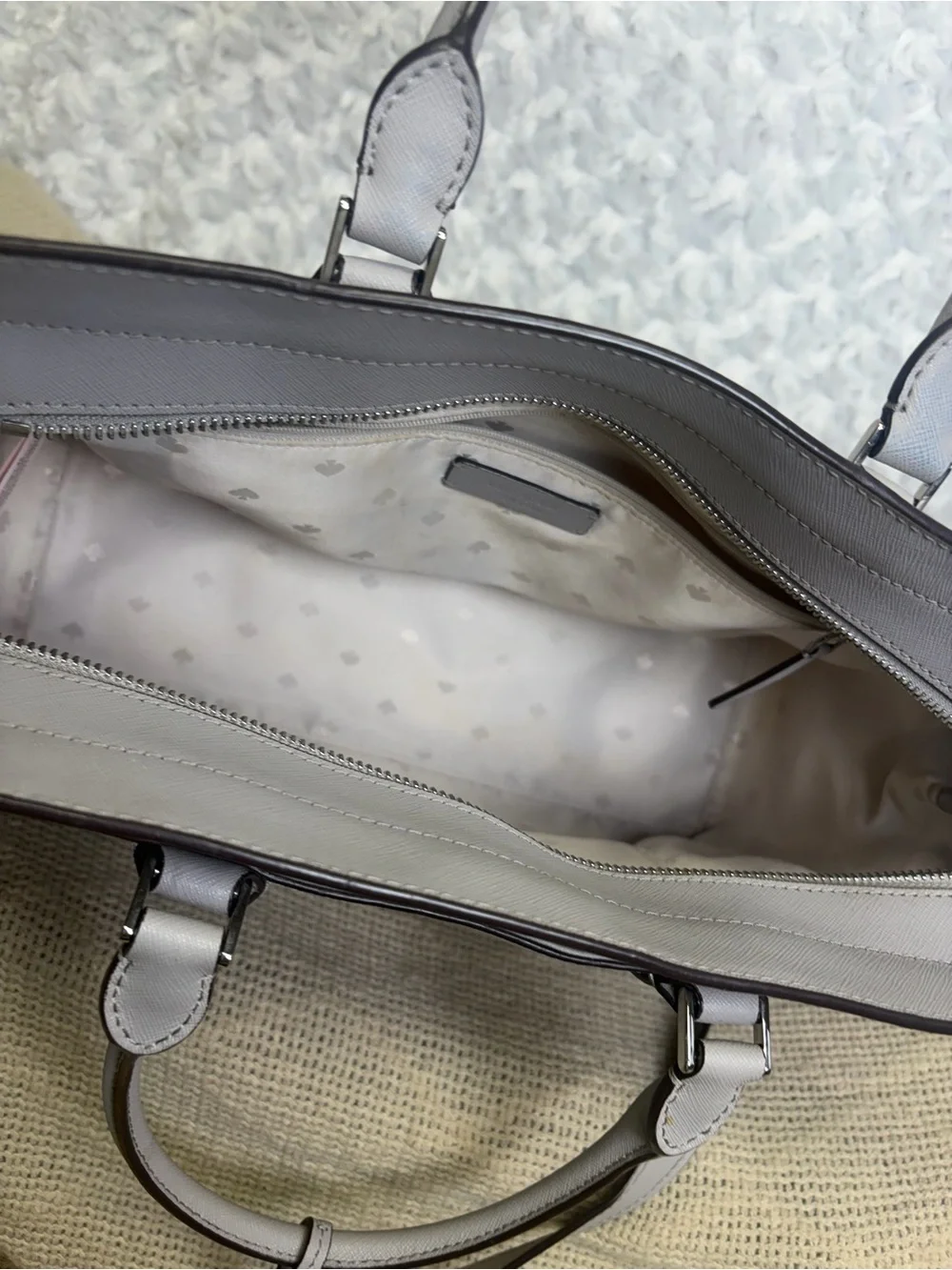 kate spade New York saffiano Leather Tote in Light lilac